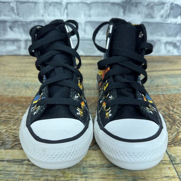Converse All Star Camp High Top Sneakers Graphic Print Shoes Kids Size 11 New - Picture 3 of 6